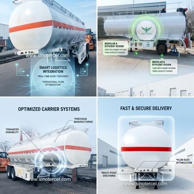 30000L-60000L 반탱크 트럭 트레일러 Lpg 반트레일러 3축/4축